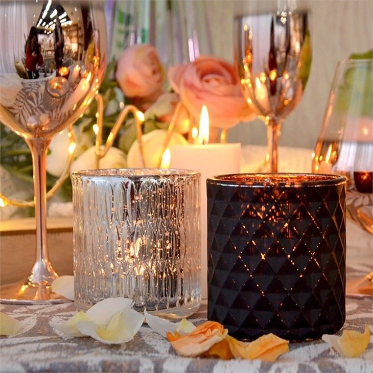 Colorful Customize Glass Candle Holder