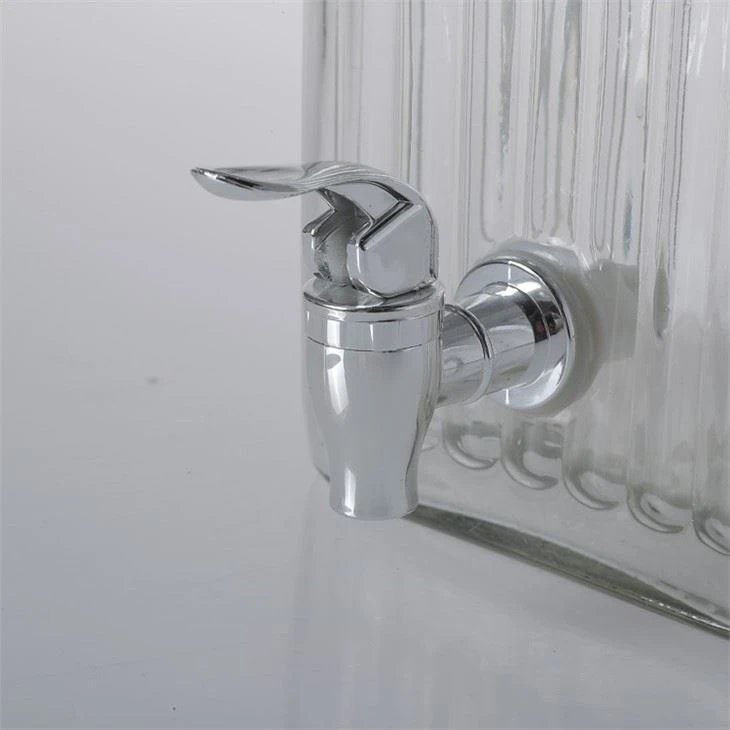 Glass Beverage Dispenser With Tin Lid