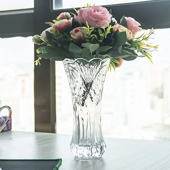 Hand Made Glass Vase For Flower
