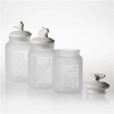 التخصيص الجرار تخزين الزجاج الزخرفية لتنظيم المنزل