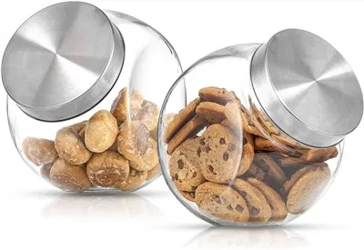 أغطية برطمانات تخزين زجاجية