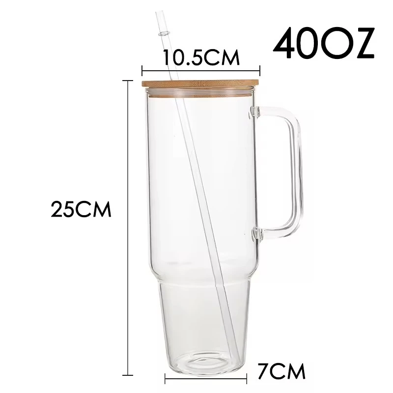 32/40oz Icon Drinking Glass With Handle best